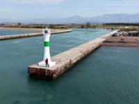 Manavgat mendirekte bulunan 2 deniz feneri yenilendi