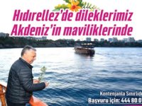 Antalya'da hıdırellez denizde kutlanacak