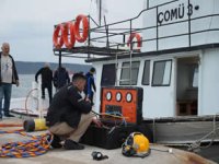 Geleceğin sanayi dalgıçları Çanakkale Boğazı'nda yetişiyor