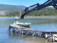 Milas’ta kaçak iskelelere geçit yok