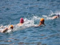 Marmaris'te 634 sporcu milli takım için kulaç attı