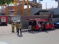 Tuzla’da bakımdaki gemide yangın çıktı