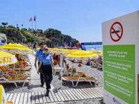 Antalya sahillerinde 'Dumansız Plaj' denetimi