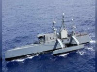 En maharetli insansız savaş gemisi suya indirildi