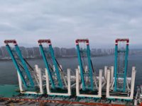 Safiport filosuna 4 Ship-to-Shore (STS) vinç daha kattı