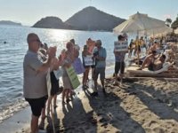 Bodrum’da 'kıyı işgali' eylemi