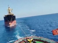 Boğaz’da arızalanan gemiyi KEGM ekipleri kurtarıldı