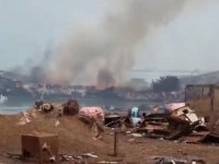 Yemen'de Husilerin vurduğu stratejik liman devre dışı kaldı