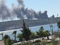 Aliağa’da gemi söküm tesislerinde yangın