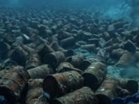 Atlantik'te radyoaktif atık varilleri tespit edildi