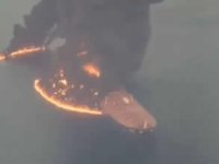 Hürmüz’de mayına çarpan tanker infilak etti