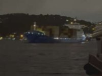 İstanbu Boğazı’nda yine gemi sürüklendi