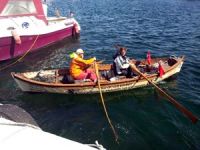 Kürek çekerek 10 günde Çanakkale'ye ulaştı