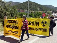 Çevreciler Akkuyu'da temel atan nükleercileri hapsetti