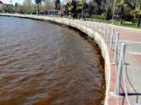 İzmit Körfezi'nin rengi kırmızıya boyandı