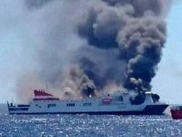 Palma - Valencia arasında sefer yapan M/F SORRENTO'da yangın çıktı