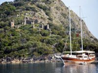 Fethiye'deki Aya Nikola (Gemiler) Adası turizme kazandırılıyor