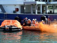 Türkiye'de ilk kez balıkçı gemilerinde ''acil durum tatbikatı'' yapıldı