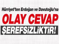 Doğan Grubu, Erdoğan ve Davutoğlu'na çok sert cevap verdi