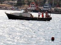 İçinde 4 amatör balıkçının bulunduğu tekne Foça'da battı