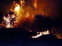 Aliağa gemi söküm bölgesinde yangın