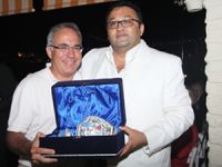 Altın Çıpa için ülkemize gelen dünya denizcileri onuruna Suada’da yemek verildi