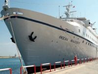 Antalya'da denizi kirleten Ocean Majesty adlı kruvaziyere ceza