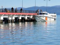 Teknede kopan halatın çarptığı balıkçı yaralandı