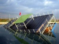 Tokat'taki gölette lokanta yapılmak istenen tekne battı