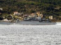 Çanakkale Boğazı'ndan geçen Rus savaş gemisi Ege'ye açıldı