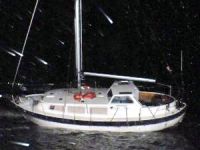 Marmaris'te şiddetli fırtına yatları karaya sürükledi