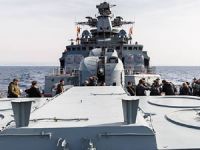 BBC muhabirinden Lazkiye'deki Rus gemisi Koramiral Kulakov twitti