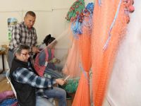 Urlalı kadınlar ekmeğini 'Balık ağı'ndan çıkarıyor