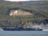 Çanakkale Boğazı'nda TCG Sarucabey ile Smetlivy karşı karşıya geldi