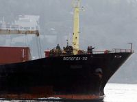 Rus kargo gemisi İstanbul Boğaz'ından geçip Marmara'ya açıldı