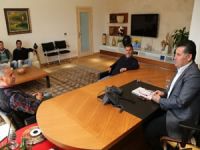 Denizciler Derneği'nin yeni yönetiminden Başkan Mehmet Kocadon'a ziyaret