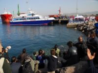 Sakız'da göçmenlerden "Türkiye'ye dönmeyiz" direnişi