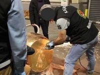 İskenderun'da liman sahasında binlerce uyuşturucu hap yakalandı