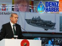 Amfibi Hucum Gemisi TCG Anadolu'nun ilk kaynağı yapıldı