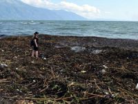 Hatay Samandağ Çevlik Sahili çöplüğe döndü