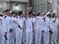 Piri Reis Denizcilik Lisesi'nde mezuniyet heyecanı