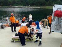 Gemide kalp krizi geçiren çarkçı hastaneye kaldırıldı
