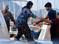 Bodrum açıklarında Sahil Güvenlik ekiplerince 62 kaçak yakalandı