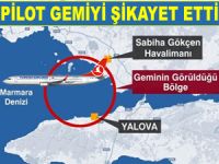 Çevreci pilot denizi kirleten gemiyi kuleye şikayet etti