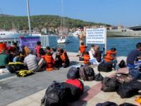 Çeşme açıklarında 3 ayrı grupta 134 mülteci yakalandı