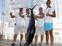 Son 10 yılın en  büyük balığı Alaçatı'da yakalandı