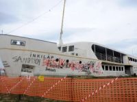 Yalova’daki İnkılap Vapuru’nun sökümüne başlandı