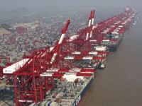 Şangay Limanı'nda konteyner hacmi ekim ayında arttı