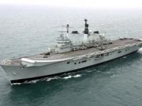HMS IIIustrious, söküm için Aliağa'ya geliyor
