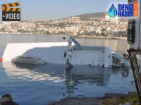 Kuşadası'nda balıkçı teknesi battı